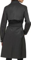Thumbnail for your product : GUESS Notch Lapel Asymmetric Zip Trench Coat