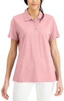 Thumbnail for your product : Karen Scott Cotton Short Sleeve Polo Shirt, Created for Macy's