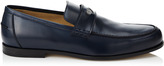 Thumbnail for your product : Jimmy Choo Darblay Navy Shiny Calf Leather Loafers