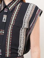 Thumbnail for your product : Derek Lam Provincal belted shirt dress