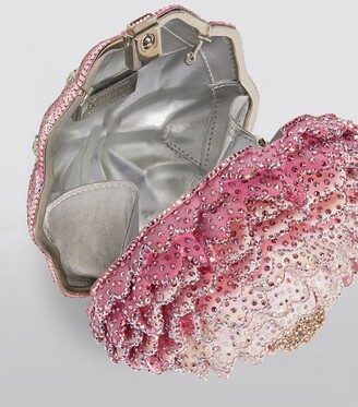 Judith Leiber pink Crystal-Embellished French Fries Clutch Bag