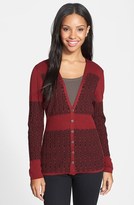 Thumbnail for your product : Nic+Zoe Block Pattern V-Neck Cardigan
