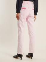 Thumbnail for your product : Etoile Isabel Marant Lana High Rise Straight Leg Trousers - Womens - Light Pink