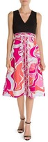 Thumbnail for your product : Emilio Pucci Printed Silk Fit-&-Flare Dress