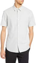 Thumbnail for your product : Vince Micro Stripe Slim Fit Short Sleeve Shirt