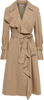 Thumbnail for your product : Stella McCartney Erica Ruffle-trimmed Cotton-gabardine Trench Coat