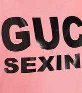 Thumbnail for your product : Gucci Printed cotton T-shirt