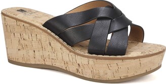 white mountain platform shoes