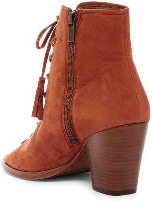 Frye Dani Whipstitched Open Toe Bootie