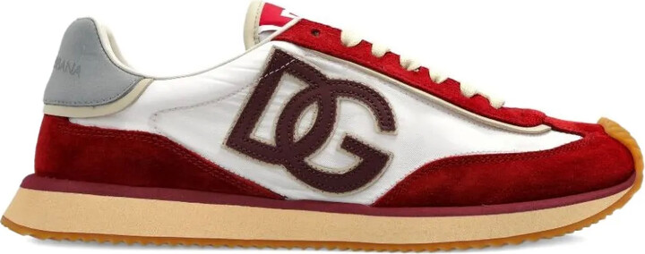 Dolce & Gabbana logo suede trainers