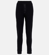 Thumbnail for your product : The Row Waffle-knit cotton-blend sweatpants