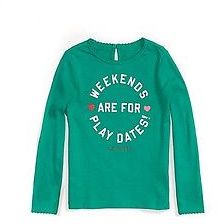 Tommy Hilfiger Little Girl's Play Dates Long Sleeve Tee
