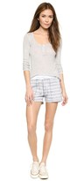Thumbnail for your product : Three Dots Montauk Stripe Shorts