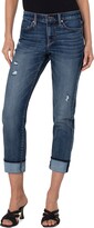 Thumbnail for your product : Liverpool Los Angeles Marley Cuff Girlfriend Jeans