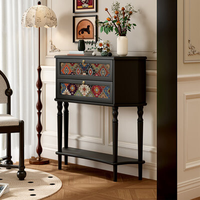 interanest Retro Elegant Art Console Table