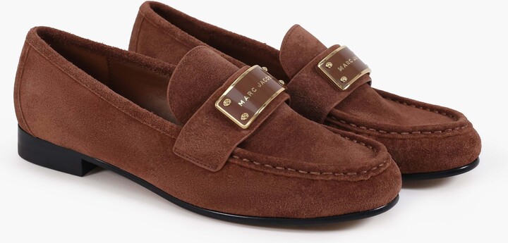 Marc Jacobs The Bold Logo Loafer - Cognac