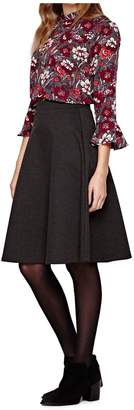 Yumi Midi Length Plain Skirt