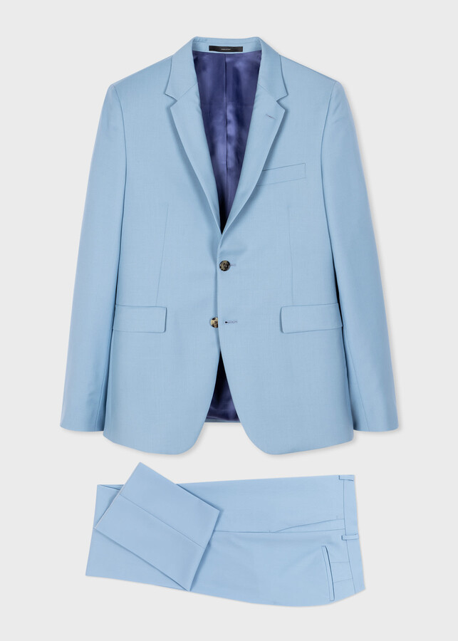 Paul Smith The Kensington Slim-Fit Mid Blue Wool-Mohair Suit