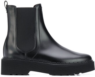 Tod's Logo-Debossed Ankle Boots