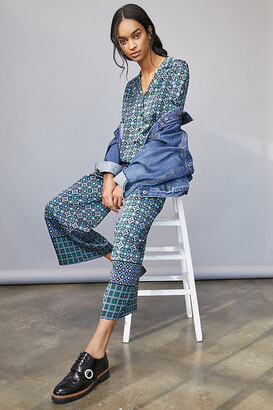 anthropologie gingham jumpsuit