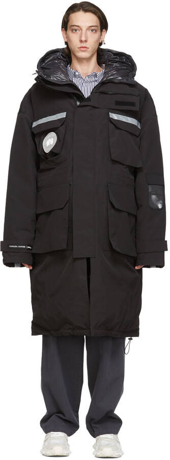 Juun.J Black Canada Goose Edition Down Resolute Parka - ShopStyle Outerwear