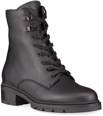 peep toe combat boots