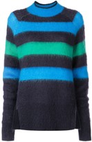 Thumbnail for your product : Proenza Schouler White Label PSWL brushed striped jumper
