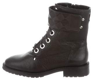 Rebecca Minkoff Leather Moto Ankle Boots