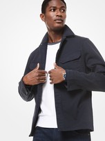 michael kors parka mens pink