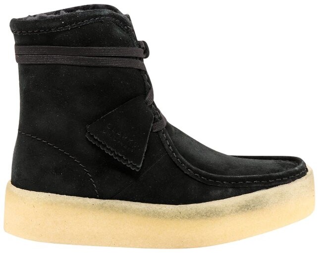 black suede square toe boots