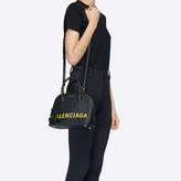 Thumbnail for your product : Balenciaga Small printed hand drawn logo calfskin bag