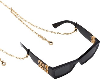 Miu Miu Eyewear Air Pods-holder sunglasses chain