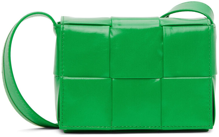 Green Cassette Messenger Bag In 3726parakee