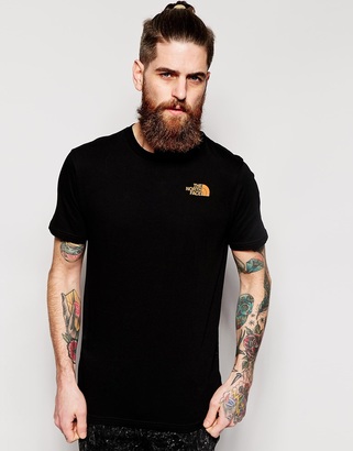 The North Face T-Shirt with Chest Logo - Black