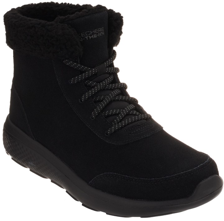 skechers lace up boots