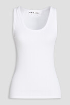Thumbnail for your product : REMAIN Birger Christensen Balia cutout ribbed stretch-cotton jersey tank