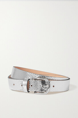 womens silver belt