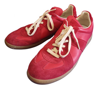 red suede trainers womens