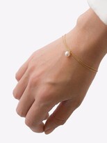 Thumbnail for your product : Poppy Finch 14kt yellow gold Double Chain pearl bracelet