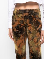 Thumbnail for your product : Jean Paul Gaultier Pre-Owned 2000s Camouflage Cropped Trousers
