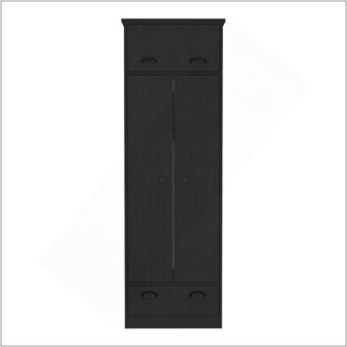 Latitude Run Falkland Armoire With 1 Drawer And 1 Hinged Drawer With Handles