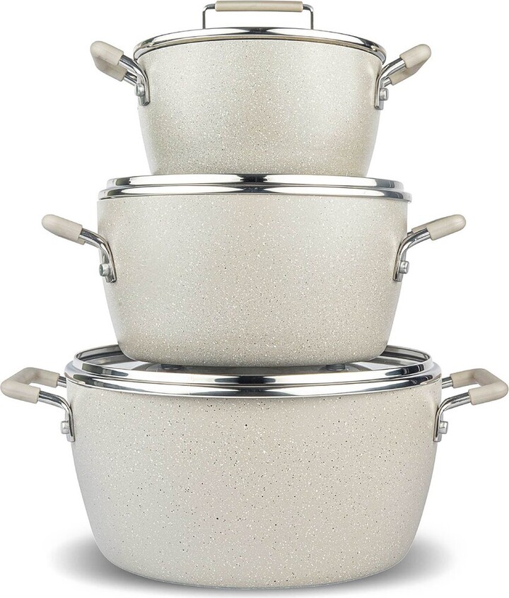 Granite Stone Granitestone 6pc Nonstick Stackable Nesting Pots