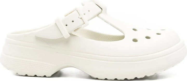 Bershka platform clog in taupe ShopStyle