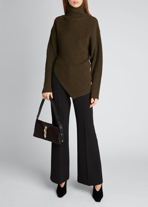 Proenza Schouler Asymmetrical Wool Turtleneck Sweater - ShopStyle