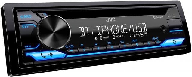 JVC KD-T710BT In-Dash CD Receiver Featuring Bluetooth For Car, Black