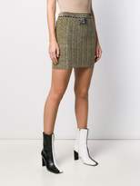 Thumbnail for your product : Gaelle Bonheur metallic straight mini skirt