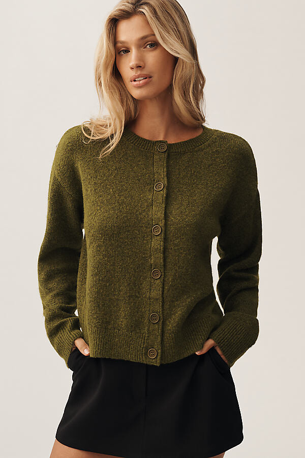 Sanctuary Must-Have Crew-Neck Cardigan Sweater