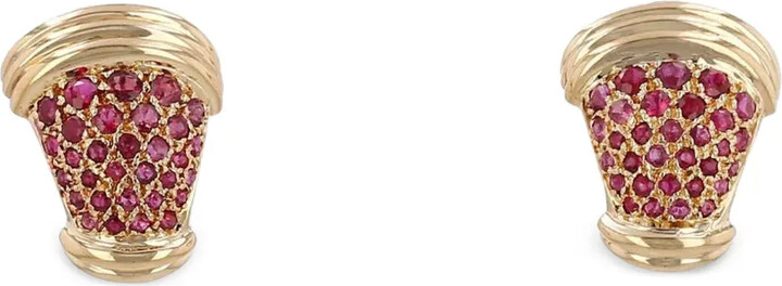 POIRAY ruby earrings
