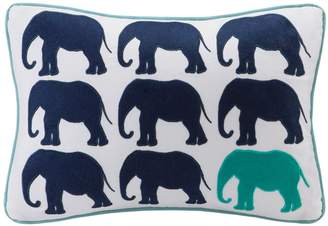 Hipstyle HipStyle Lucky One Elephant Oblong Throw Pillow