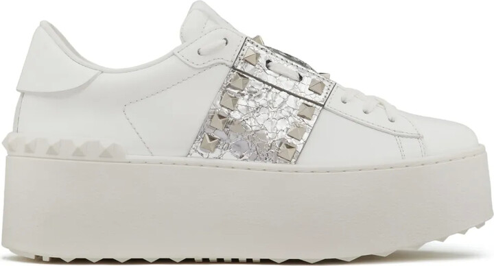 Valentino Garavani Rockstud Untitled flatform sneakers